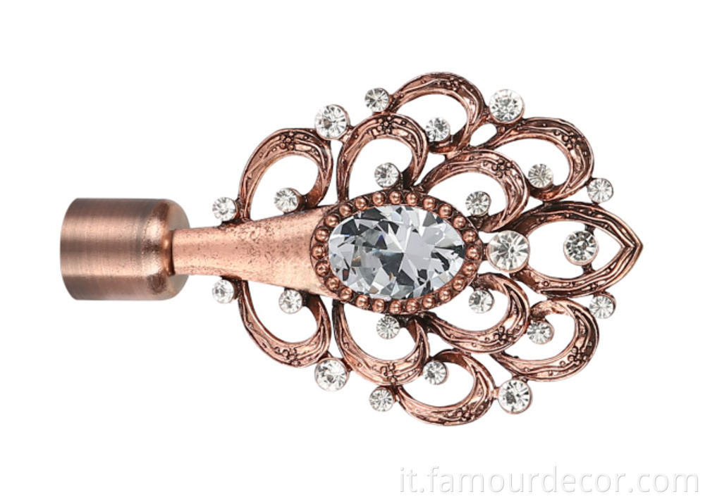 curtain rod with rhinestones wholesale